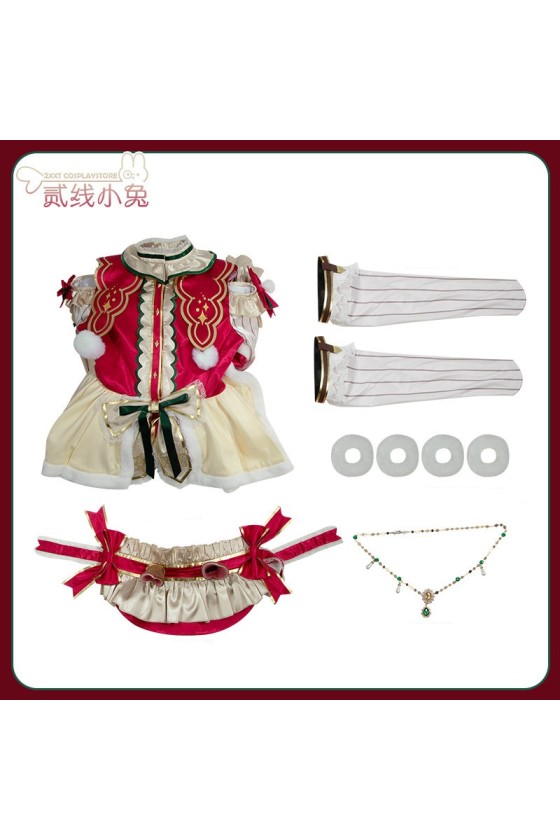 2XXT Cosplay Uma Musume Pretty Derby Mejiro Bright Starry Snow Lolita Christmas Cosplay Costume